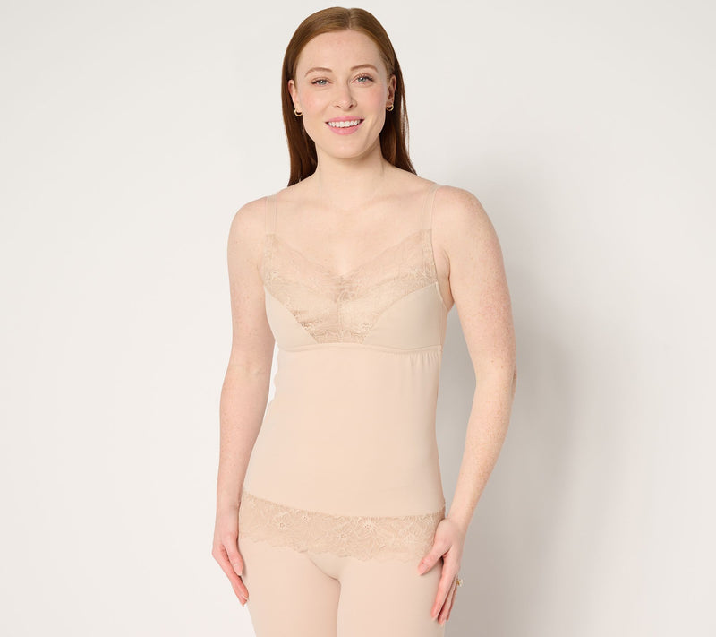 Breezies Soft Support Lace Bra Camisole — View 9