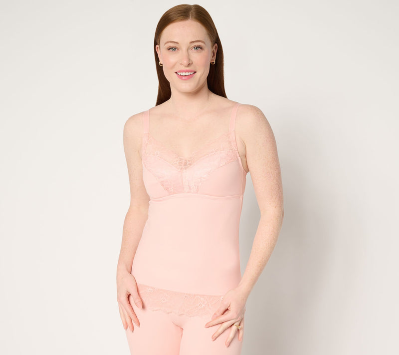 Breezies Soft Support Lace Bra Camisole — View 5