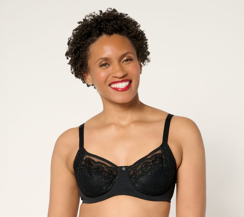 Breezies Natural Curves Unlined Support Underwire Bra — View 3