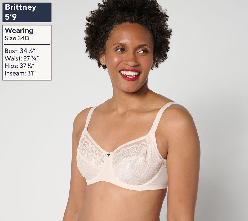 Breezies Natural Curves Unlined Support Underwire Bra — View 8