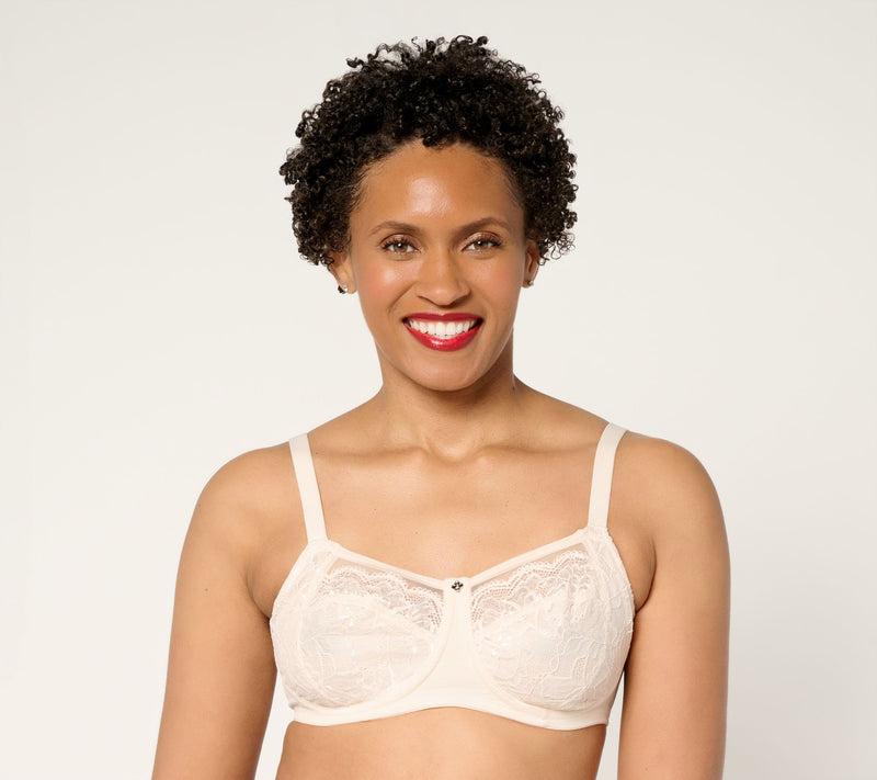 Breezies Natural Curves Unlined Support Wirefree Bra — View 5