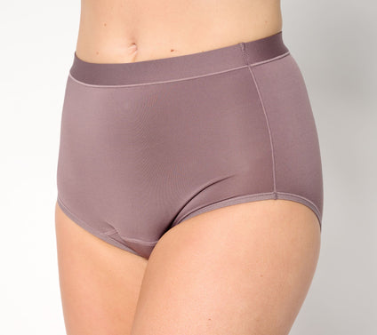 Breezies Natural Curve Leak Proof Full Brief Panty Set of 3