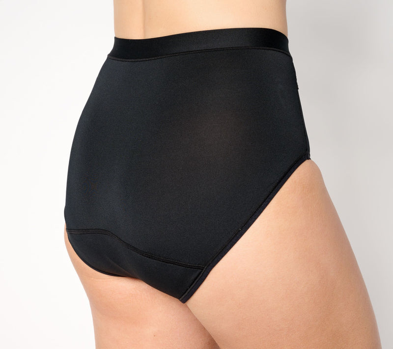 Breezies Natural Curve Leak Proof Hi-Cut Panty Set of 3 — View 4