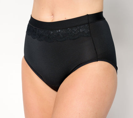 Breezies Natural Curve Leak Proof Hi-Cut Panty Set of 3