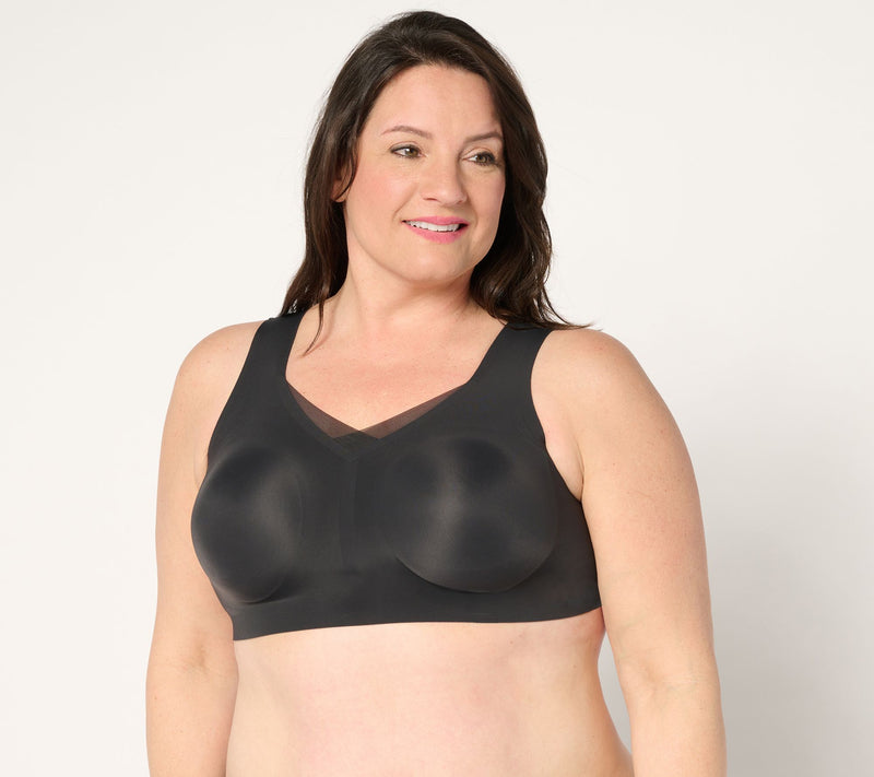 Evelyn & Bobbie Ultra Lift Defy Mesh Trimmed Seamless Wirefree Bra — View 15