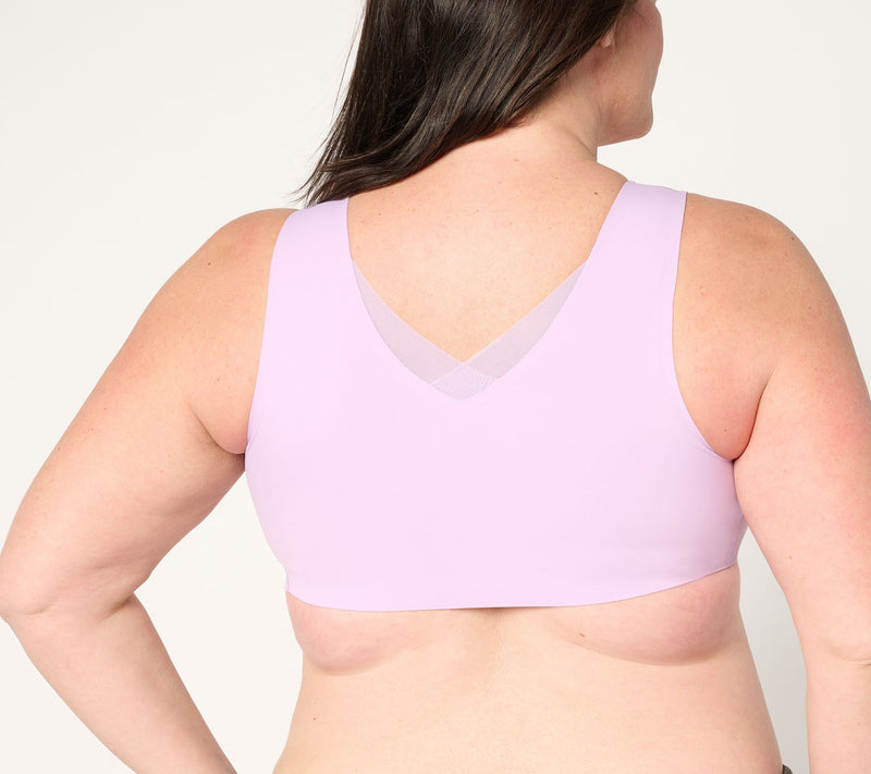 Evelyn & Bobbie Ultra Lift Defy Mesh Trimmed Seamless Wirefree Bra — View 18