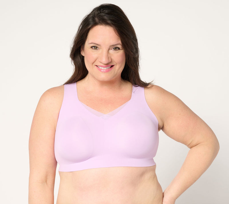 Evelyn & Bobbie Ultra Lift Defy Mesh Trimmed Seamless Wirefree Bra — View 5