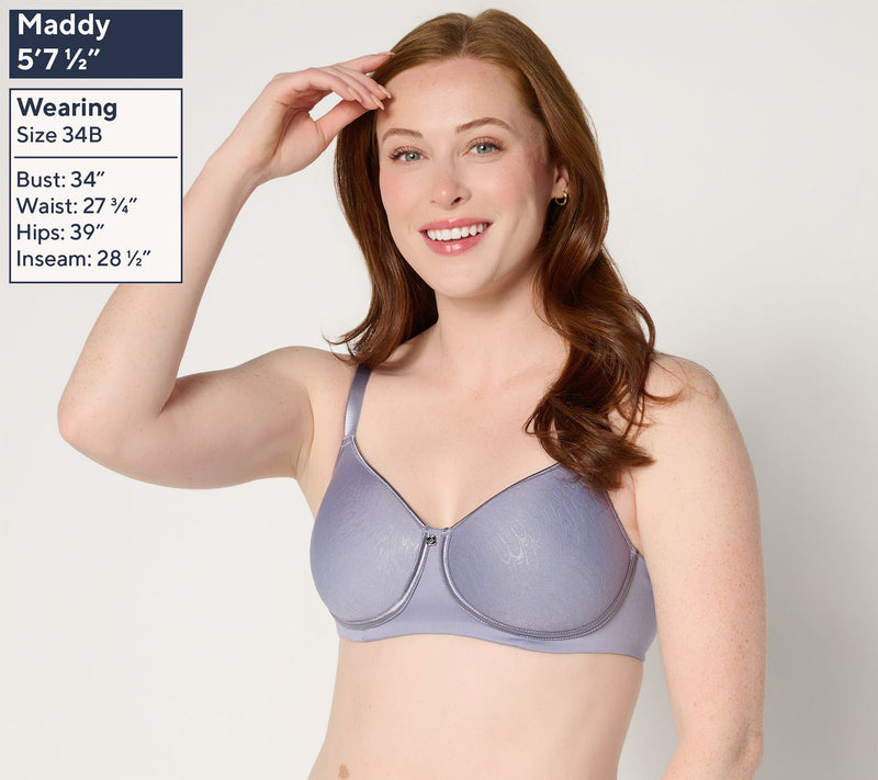 Breezies Featherlite Breathe Wirefree T-Shirt Bra — View 2