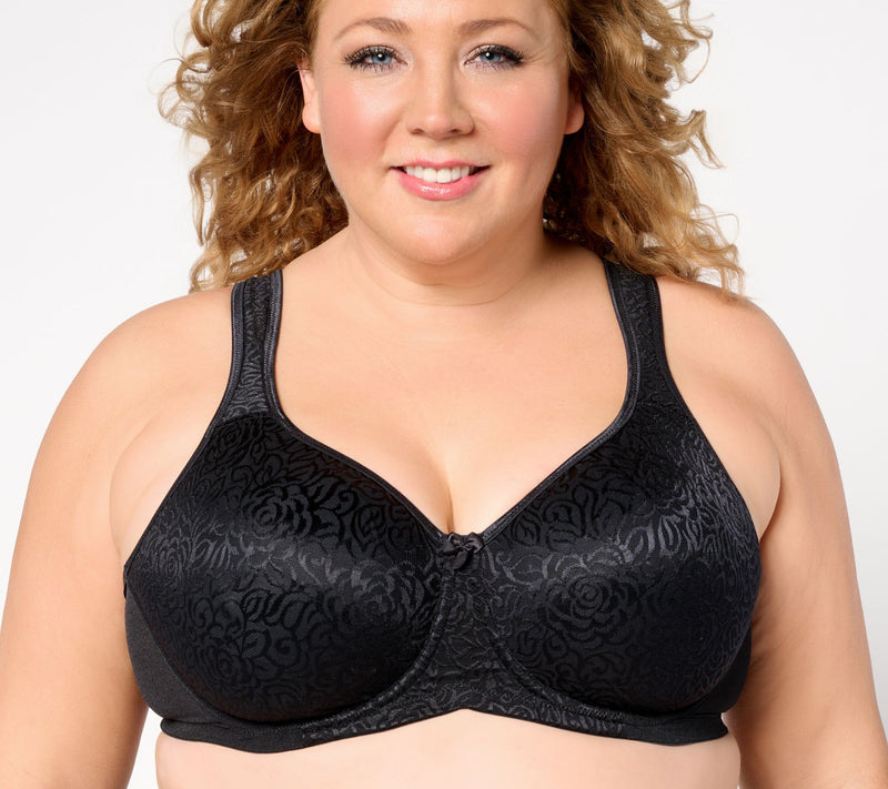 Breezies Wild Rose Seamless Underwire Support Bra -Core — View 9