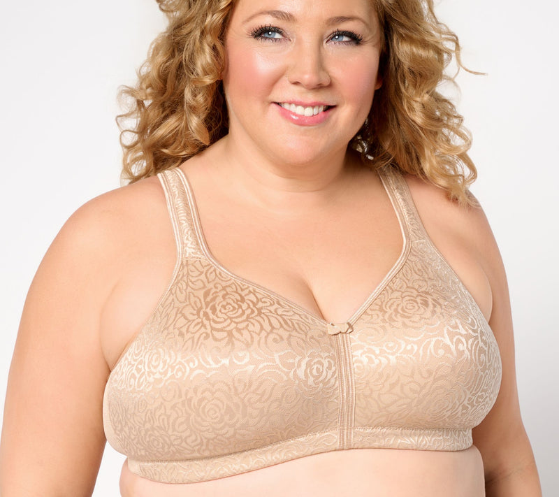 Breezies Wild Rose Seamless Wirefree Support Bra - Core — View 7