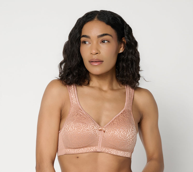 Breezies Wild Rose Seamless Wirefree Support Bra -Fashion — View 21
