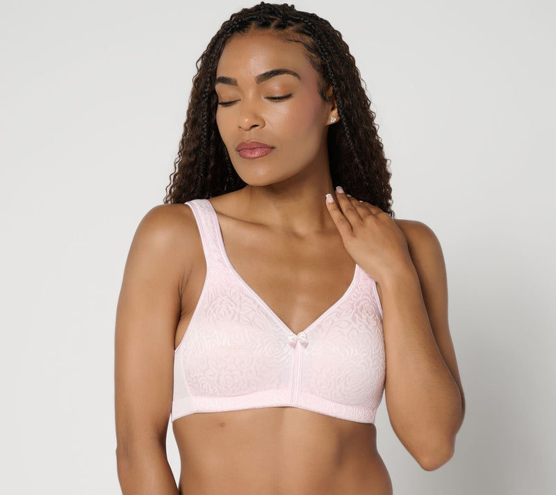 Breezies Wild Rose Seamless Wirefree Support Bra -Fashion — View 4