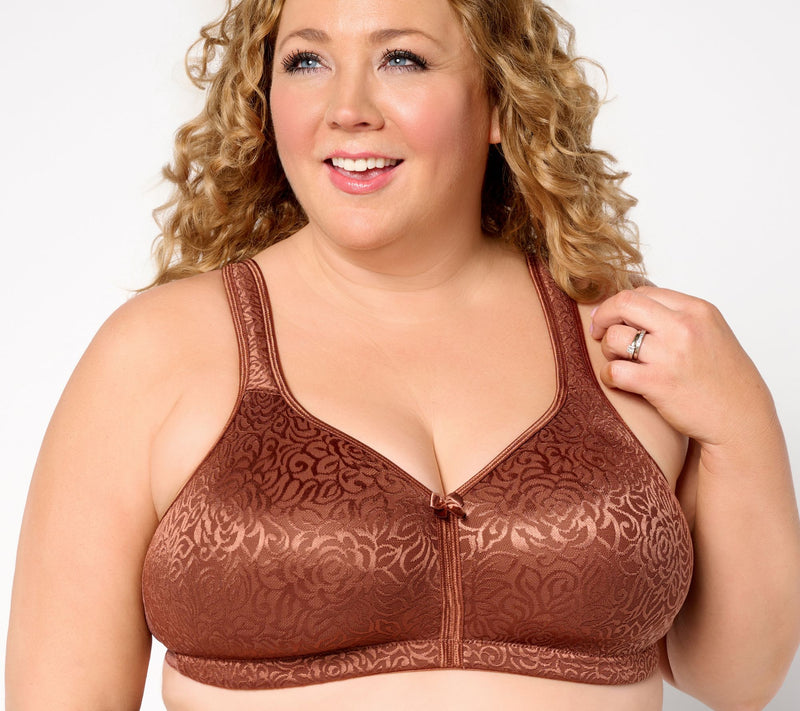 Breezies Wild Rose Seamless Wirefree Support Bra -Fashion — View 12
