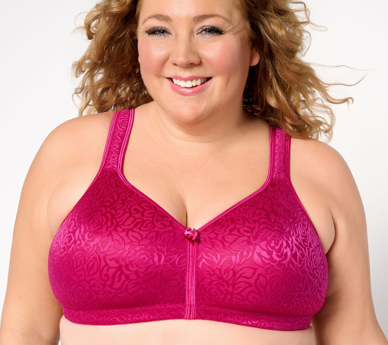Breezies Wild Rose Seamless Wirefree Support Bra -Fashion — View 9