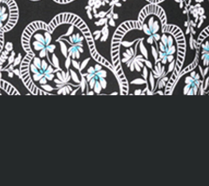 Stan Herman Riviera Floral 100% Cotton Set of 2 Lounge Dresses — View 4