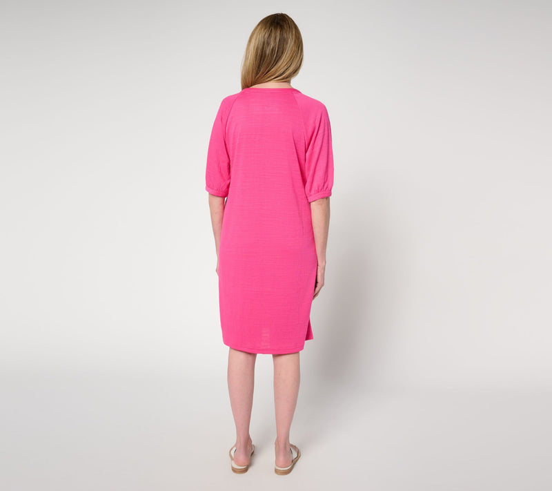 Stan Herman Crepe Knit Elbow Sleeve Halftan — View 11