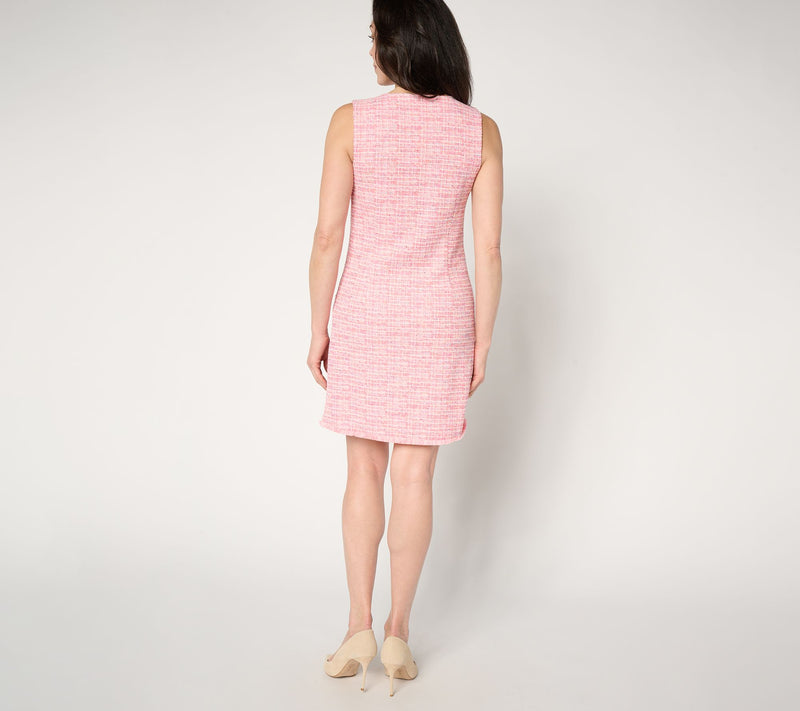 Belle by Kim Gravel Petite Class & Sass Spring Tweed Dress — View 4