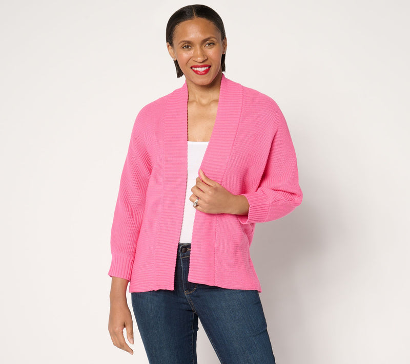 Belle by Kim Gravel Dare to be Bright Shaker Knit Cardigan — View 7
