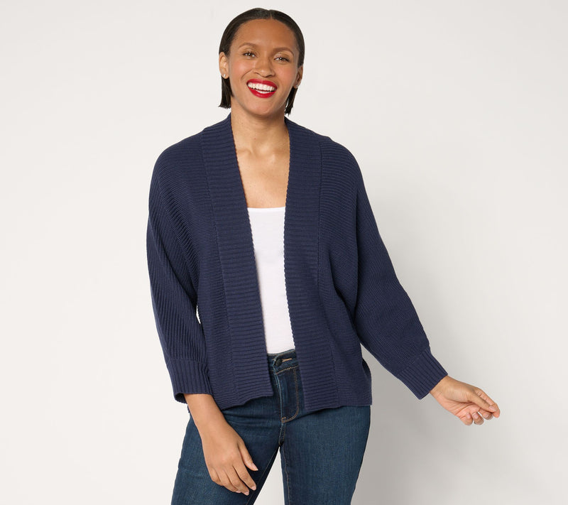 Belle by Kim Gravel Dare to be Bright Shaker Knit Cardigan — View 13