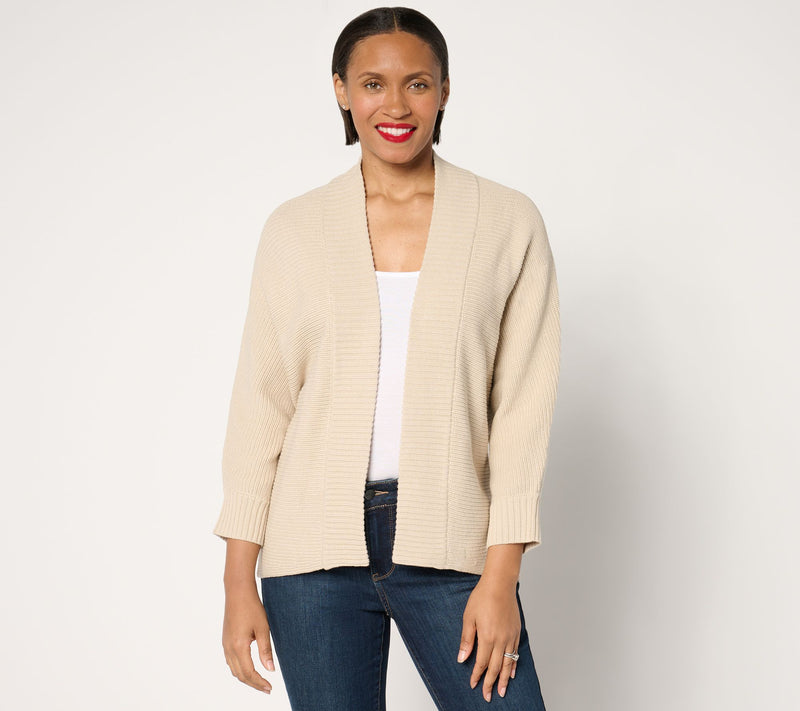 Belle by Kim Gravel Dare to be Bright Shaker Knit Cardigan — View 11