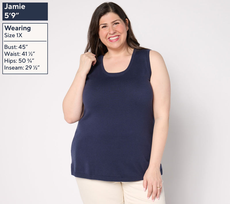 Belle by Kim Gravel Dare to be Bright Sweater Tank — View 2