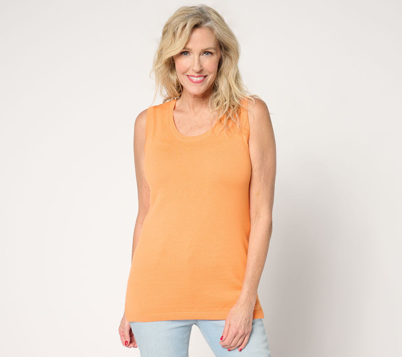Belle by Kim Gravel Dare to be Bright Sweater Tank — Main view