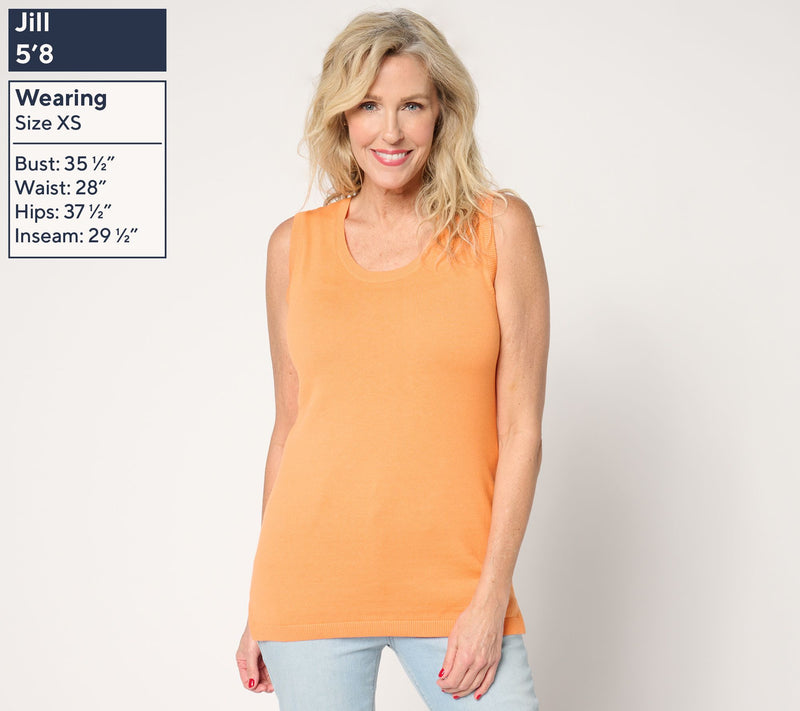 Belle by Kim Gravel Dare to be Bright Sweater Tank — View 3