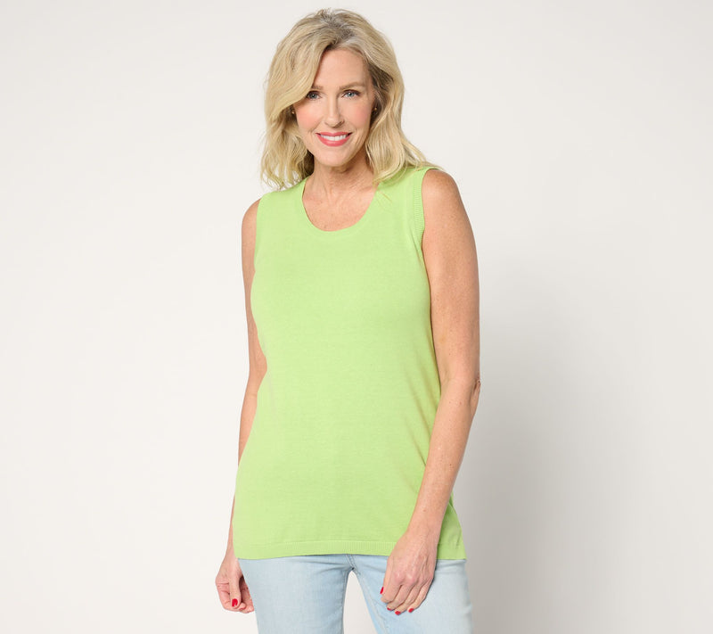 Belle by Kim Gravel Dare to be Bright Sweater Tank — View 18