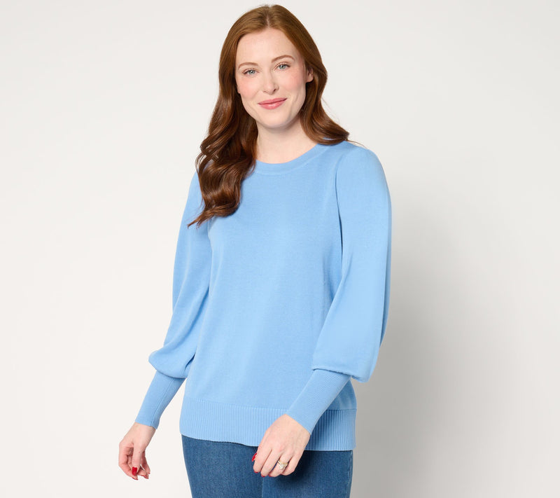 Belle by Kim Gravel Hello Spring Bishop Sleeve Sweater — Main view