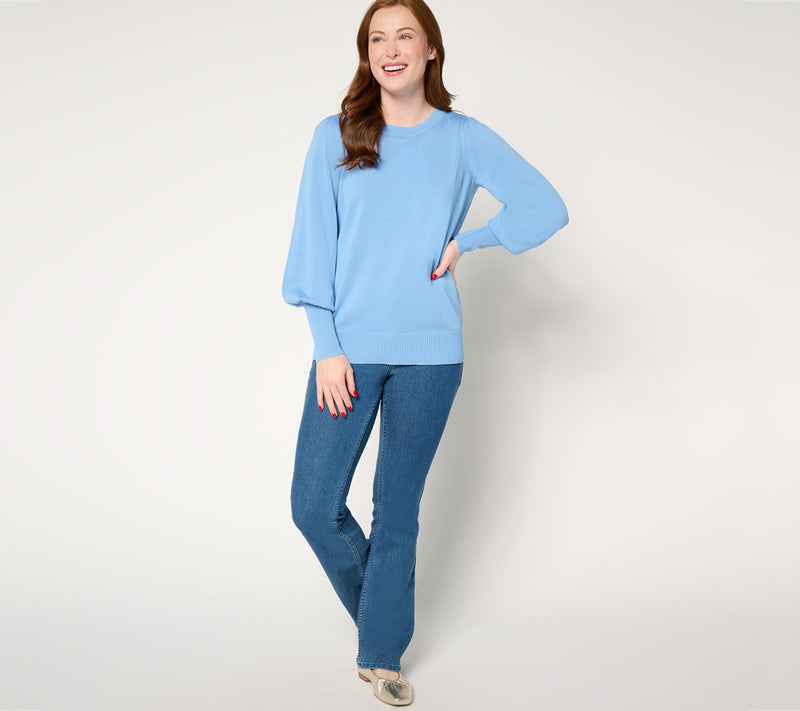 Belle by Kim Gravel Hello Spring Bishop Sleeve Sweater — View 15