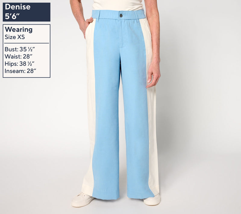 Peace Love World Regular Exaggerated Side Panel Soft Twill Pant — View 7