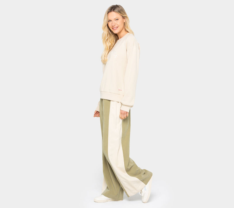 Peace Love World Regular Exaggerated Side Panel Soft Twill Pant — View 11