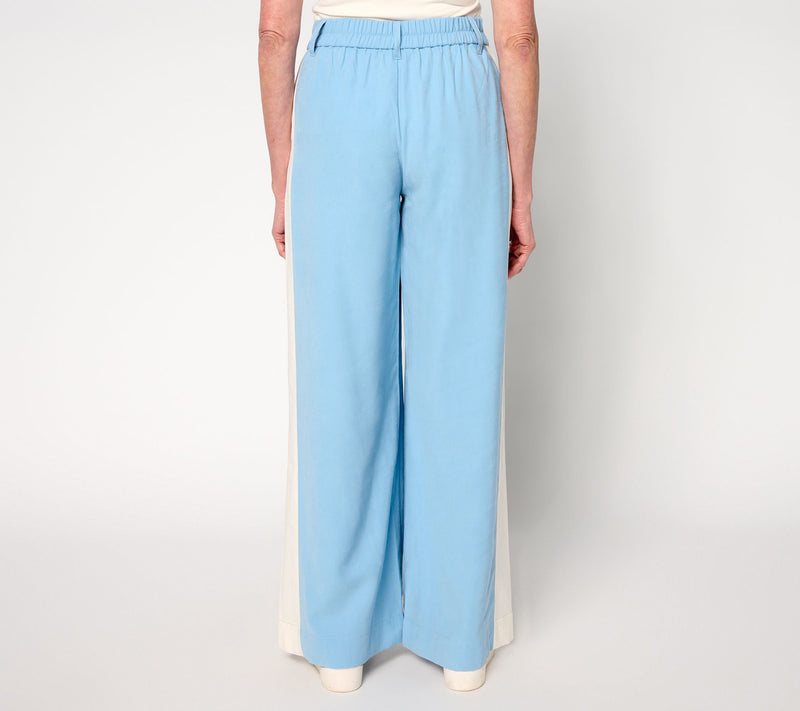 Peace Love World Regular Exaggerated Side Panel Soft Twill Pant — View 8