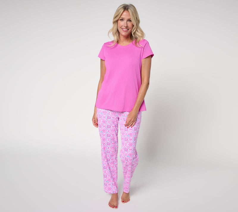 Carole Hochman 100% Cotton Lounge Set — View 5