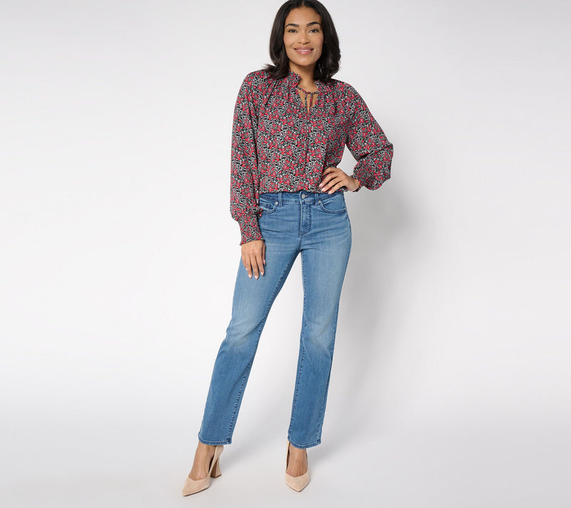 NYDJ Sure Stretch Marilyn Straight Leg Jean - Petite — View 17