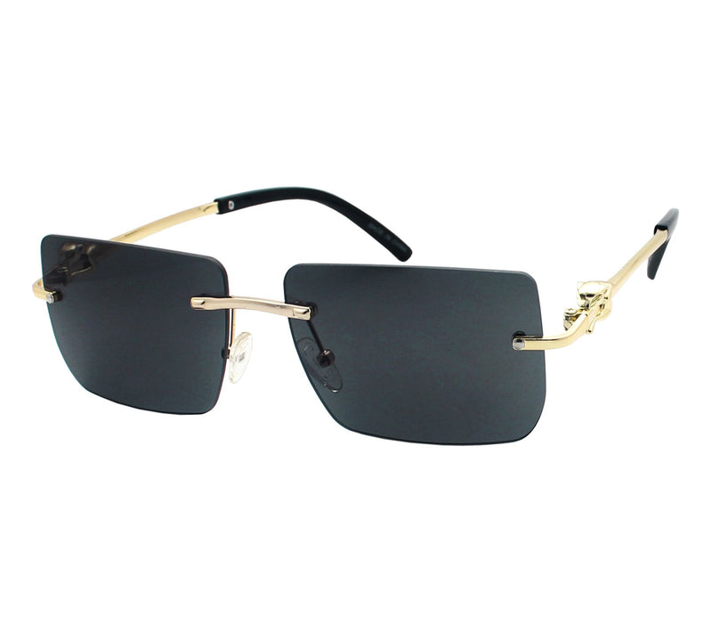 Youzey The Sunset Rectangle Polarized Sunglasses — View 2