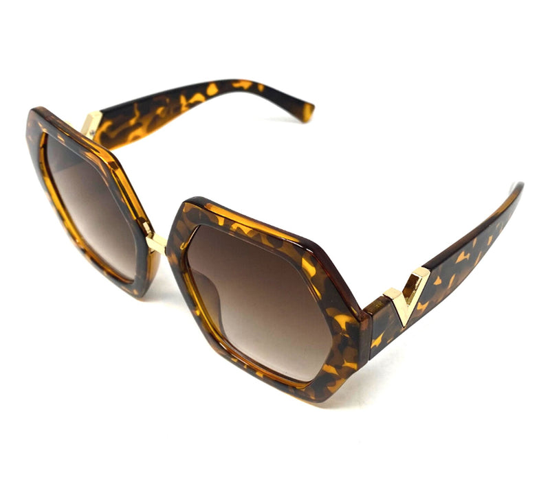 Youzey The Hexy Geometric Polarized Sunglasses — View 2