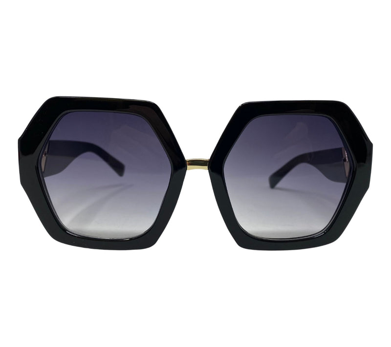 Youzey The Hexy Geometric Polarized Sunglasses — View 6