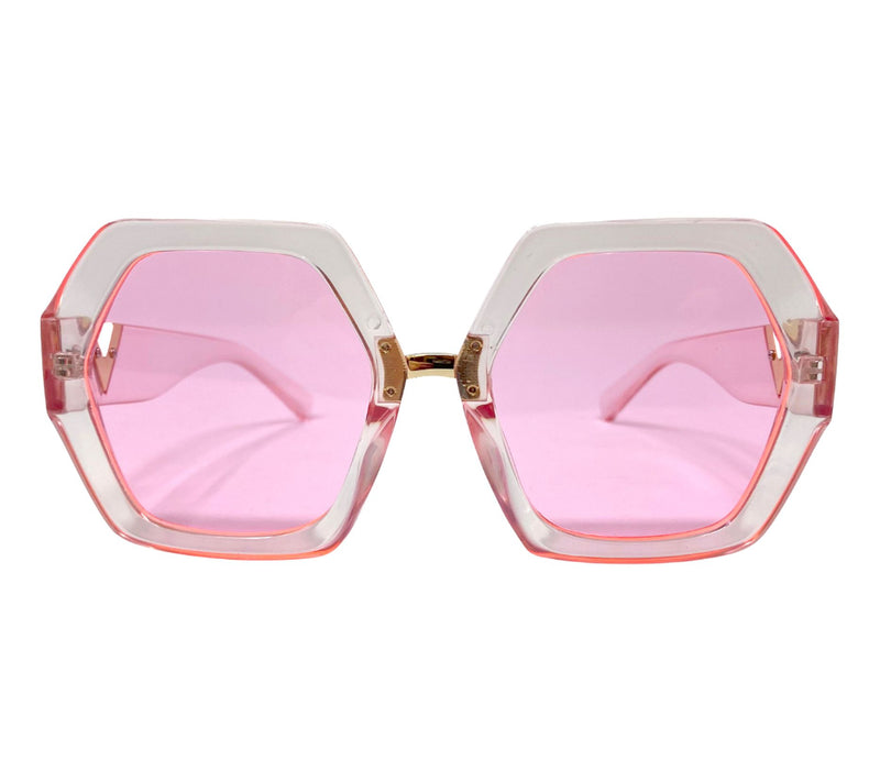 Youzey The Hexy Geometric Polarized Sunglasses — View 7