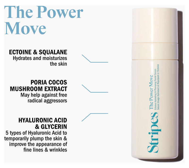 Stripes The Power Move Hydrating & Plumping Facial Serum — View 3