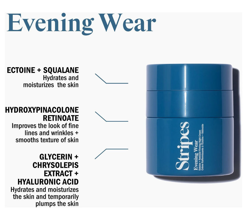 Stripes Evening Wear Skin Renewal Night Cream — View 8