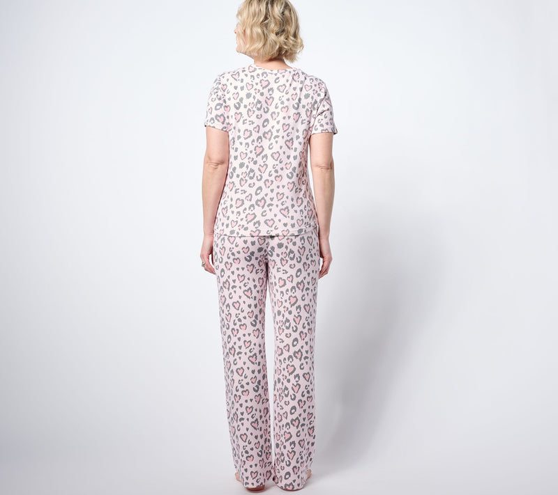 P.J. Salvage x Cozy Zoe Short Sleeve Tee & Pant Lounge Set — View 4