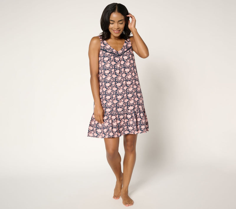 P.J. Salvage x Cozy Zoe Cotton Gauze Lounge Dress — View 13