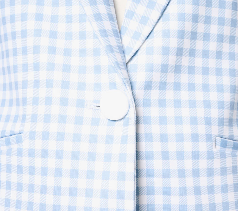 Tailored by Susan Graver Petite Printed Ponte Blazer — View 14