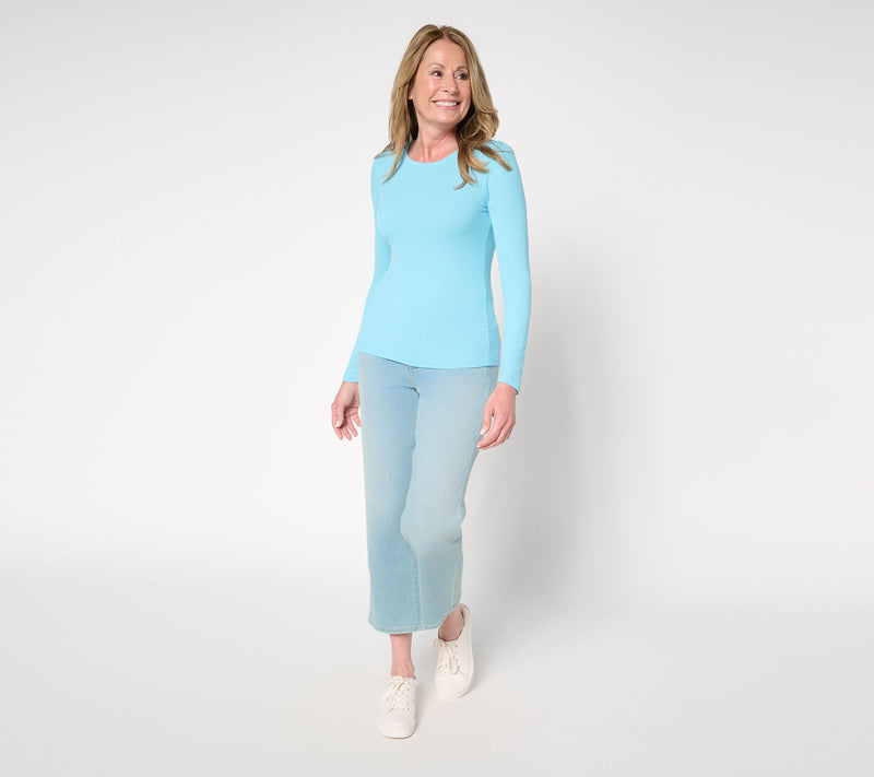 Barefoot Dreams Malibu Collection Ultra Soft Rib Long Sleeve — View 15