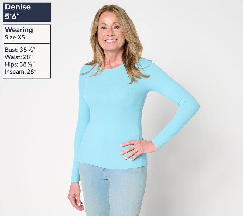 Barefoot Dreams Malibu Collection Ultra Soft Rib Long Sleeve — View 13