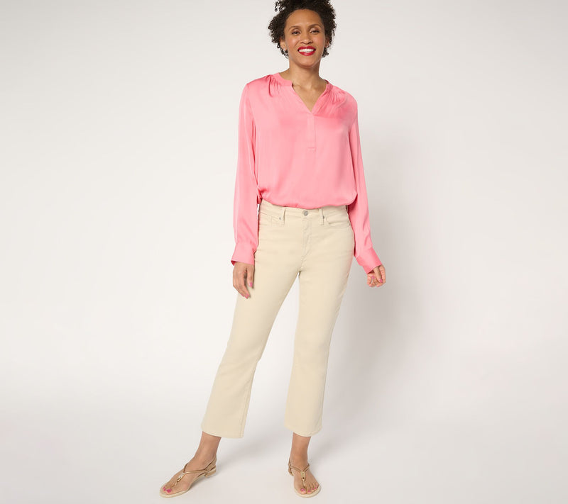 NYDJ High Rise Regular Billie Ankle Jeans w/ Cool Embrace — View 13