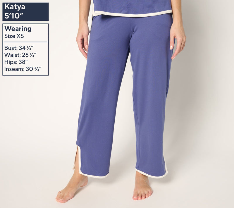 Cuddl Duds Flexwear Color Accent Pant — View 10