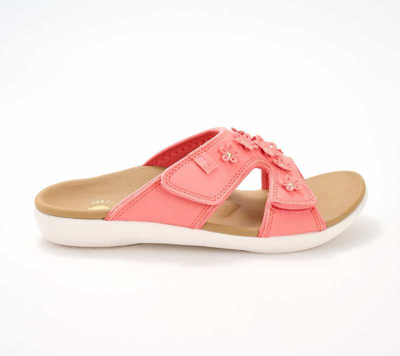 Revitalign Orthotic Floral Slide Sandals - Kholo Hamptons — View 5