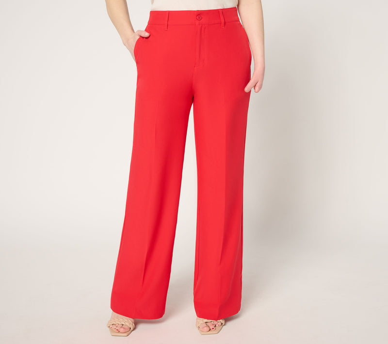 BEAUTIFUL by Lawrence Zarian Regular Wide Leg Tailored Pant — View 12